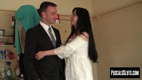 Submissive Honesty Calliaro is tormented with hot wax while her master fucks her roughly