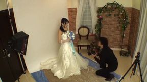Slurping Studio Sneak: Horny Bride&#039;s Hairy Surprise in Stockings