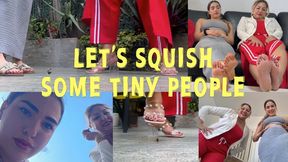Let's Squish some Tiny People! - 1080 Giantess Gabriela and Step Mom 1080