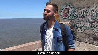 Latinleche: straight hunk pays for anal fun with cute latino twink in outdoor pov bareback session