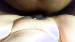 Squirting while Cumming on his bbc (close up POV)