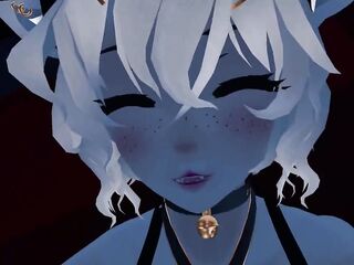 VRChat ASMR Femboy - Little red Riding hood is Riding the large bad wolf