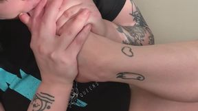 Getting Horny Spitting On, Sucking, Licking & Biting My Feet