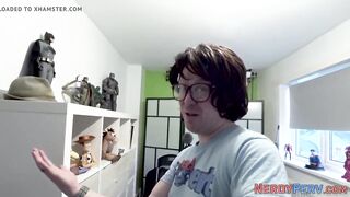 Yorkshire geek watches huge big titted brit