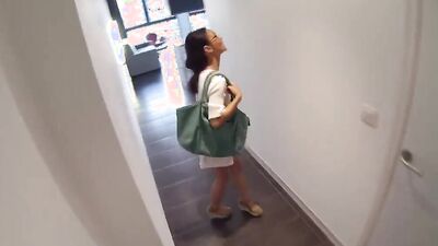 Marvelous Asian girl Lady Mai is filmed POV style while getting dick