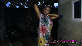 he fucked me in his backyard because his big black ass girlfriend was in his room