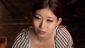 Japanese Brunette&#039;s Fierce Deepthroat POV, Hairy Pussy in HD, Small Tits &amp; Foot Fetish