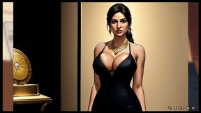 Busty Lara Croft Makes Him Desirous