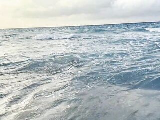 Monika Fox Swims In Atlantic Ocean And Positions Nude On A Public Beach In Cuba