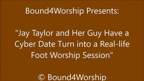 Jay Taylor Enjoys Foot Worship in Self-Bondage - WMV
