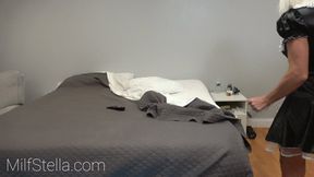 Hotel Maid Caught Me Masturbating So I Had Her Suck And Fuck Me