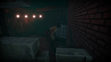 a bitch in a deserted alley was fucked and impregnated with sperm