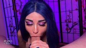 Rough ride Deep throating your giant dick&#x1F32D; POV