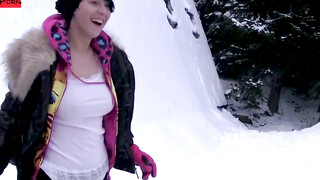 Snow Rollercoaster Ride Watch Nicolettas Sizzling Snowball Seduction