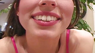 4K Hot Sexy Pretty Face Brunette Babe Sophie Strauss in POV JOI Cum On My Face Countdown