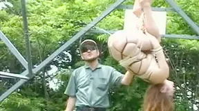 Straight  wants her master to  her outdoors