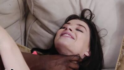 Lana Rhoades is riding horny dude's wood on the floor