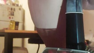 See me riding my vacuum handle