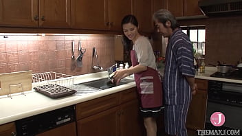 Horny&#x1F975; Japanese wife giving into lust for her father-in-law's cock&#x1F346; [OGPP-017]