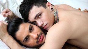 Jake Bass tendering Tony Milan's tight little hole