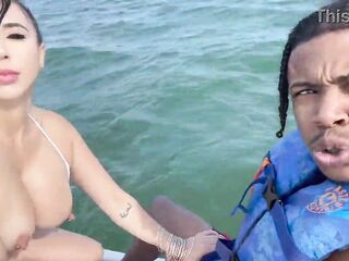 lil d klaps Valerie kay on a jetski teaser