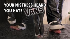 Your Mistress Heard You Hate Vans (Edited Version) - TamyStarly - Cock Balls Crush Trample, Shoejob, CBT, Trampling, Bootjob, Stomping