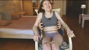 Very ticklish girl Maia lost the breath (FHD)