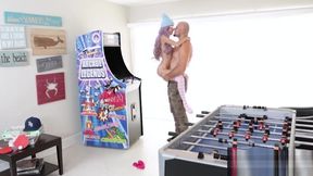 Vina Sky&#039;s Asian Pussy Bargain: Gaming Rig for Her Juicy Cunt, Big Tits on Board