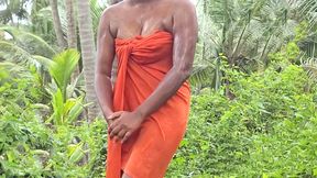 Booty Desi Aunty Next Door Was Bathing Naked while I Watched and Fucked with Her