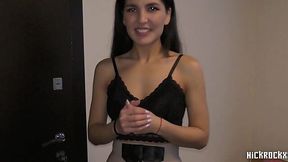Uzbek-Tajik babe gets pounded in stockings