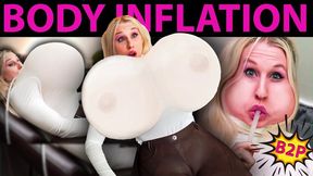 Body Inflation Breast Expansion Popping 4k MP4 2160p UltraHD