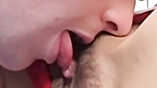 Flat chested oriental babe pussy smashed and facialized