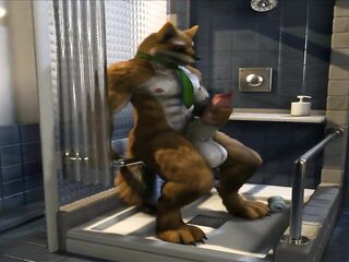 Massive fur Bamwuff wolf knot jock growth, cums everywhere (4K 60fps H0rs3)