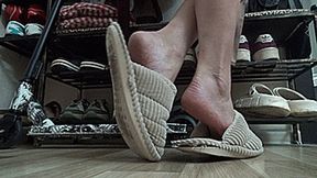 torn slippers