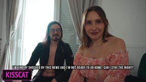 s3e8: step son fuck step mom with her new husband in share bed till cum in pussy and mouth