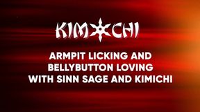 Arm Pit Licking & Belly Button Exploring