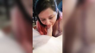 Ex gf Blows me off while my Fiance is out of Town. Throbbing Oral Cream Pie