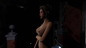 Angels Awakening 8 - Angelia Strips on the Hotel Balcony While People Watch From Across the Street