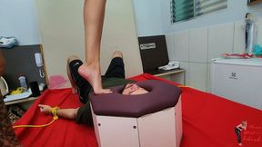 Face sittingin box, part 1, by Areta and Slave, FULL HD