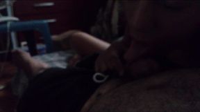 sucking her husband!
