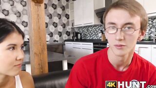 Asian girl cheats on her skinny cuck boyfriend and loves it