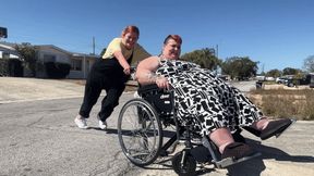 USSBBW Wheelchair Struggles; Ayla can't push me uphill HD
