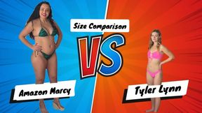 Size Compason: Amazon Marcy Vs Tyler Lyyn