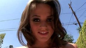 Sexy babe Tori Black gives her man a nice blowjob in 69 position