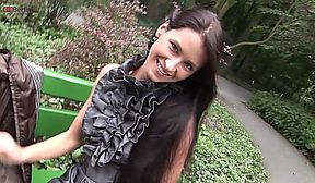 Eroberlin sexy open public Maria russian long hair teen upskirt