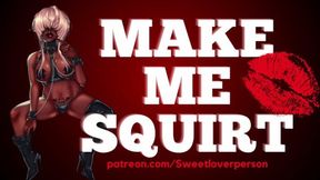 Step sister begs to make her squirt, erotic audio for horny&#x1F975; dude's ears, seductive ASMR