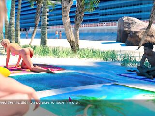 AWAM - going to beach with viagra and hot woman – super hardcore