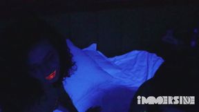 Surreal sex with paintings that glow in the dark (part 02-04)