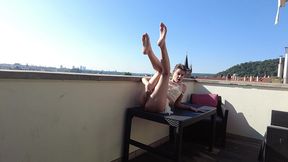 fucking ass on balcony in prague