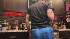 Desperately Peeing Pants While Cooking